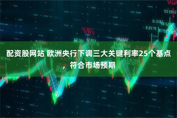 配资股网站 欧洲央行下调三大关键利率25个基点，符合市场预期